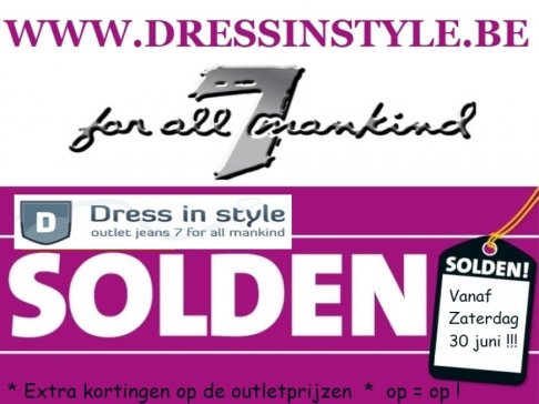 7 FOR ALL MANKIND SOLDEN bij DRESS IN STYLE !!! - 2