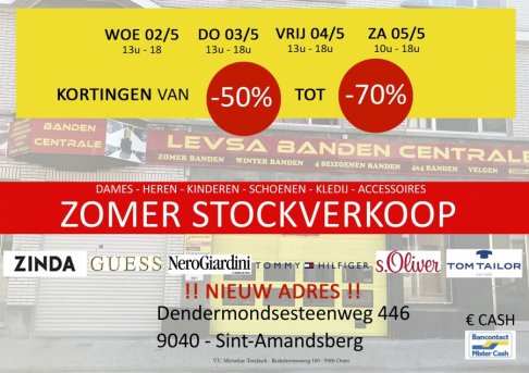 Stockverkoop schoenen Muys