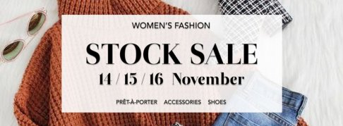 Stocksale dameskleding, accessoires en schoenen