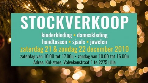 Stockverkoop van dameskleding, kinderkleding, handtassen en sjaals