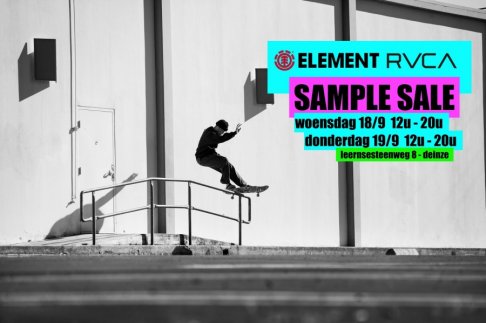 Sample sale Element / RVCA zomer 2020
