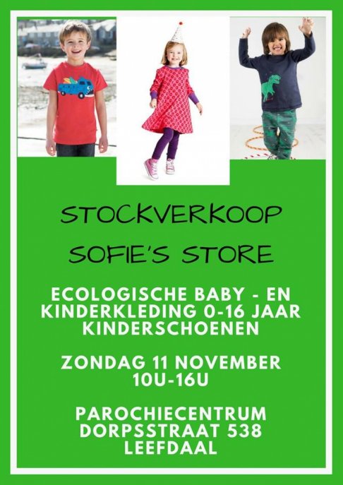 Stockverkoop Sofie's Store
