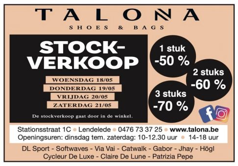 Talona Shoes & Bags stockverkoop