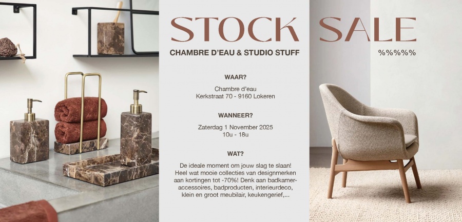 Studio Stuff & Chambre d'eau stocksale