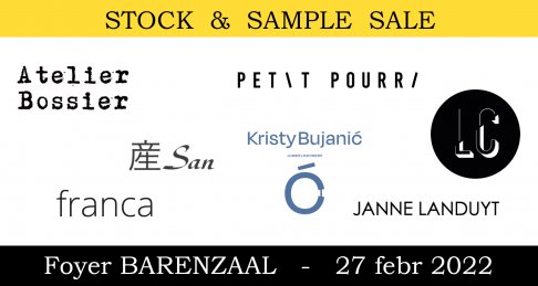 Stock- & sample sale van 7 Limburgse designers / labels