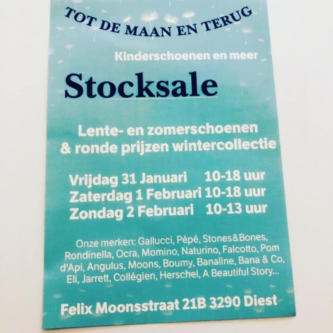 Stocksale kinderschoenen