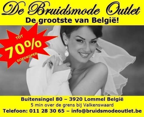 Bruidsjurken tot 70% goedkoper van bekende merken vanaf € 499!!!! goedkoopste van de Benelux