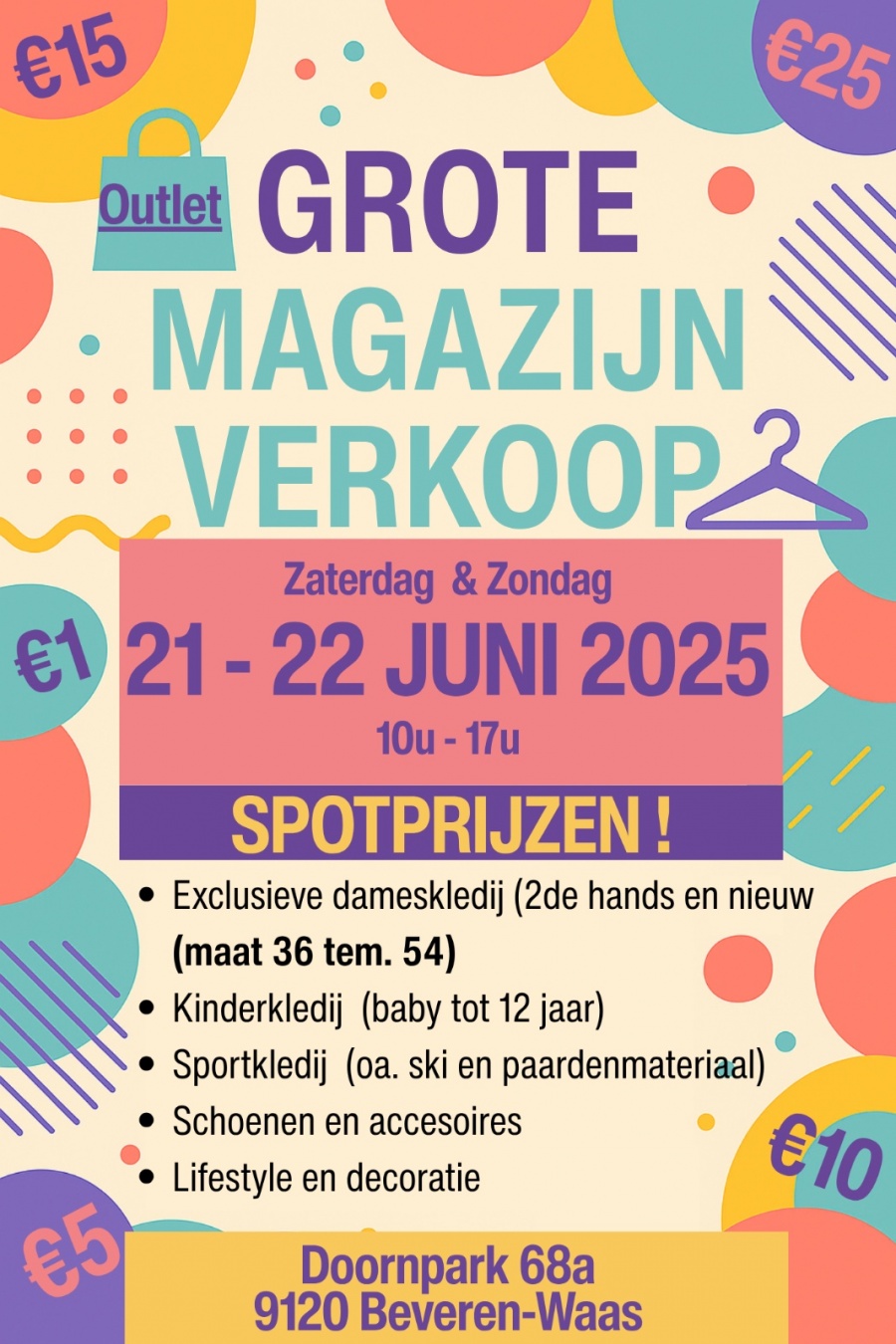 Grote magazijnverkoop - Alles moet weg op 2 dagen