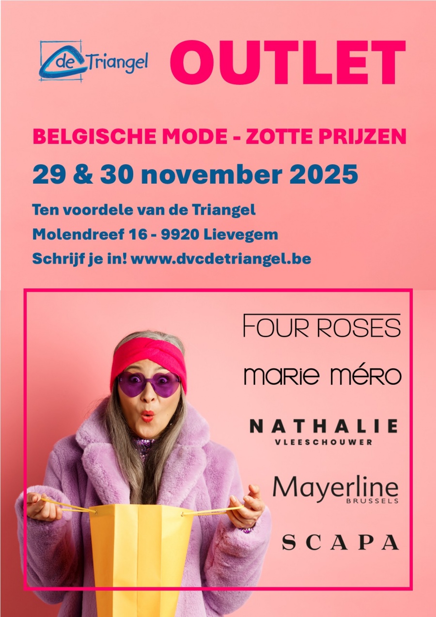 Verkoop Belgische damesmode voor het goede doel