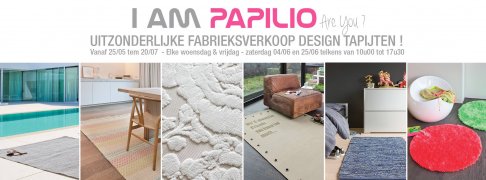 Uitzonderlijke Fabrieksverkoop Papilio Design Tapijten