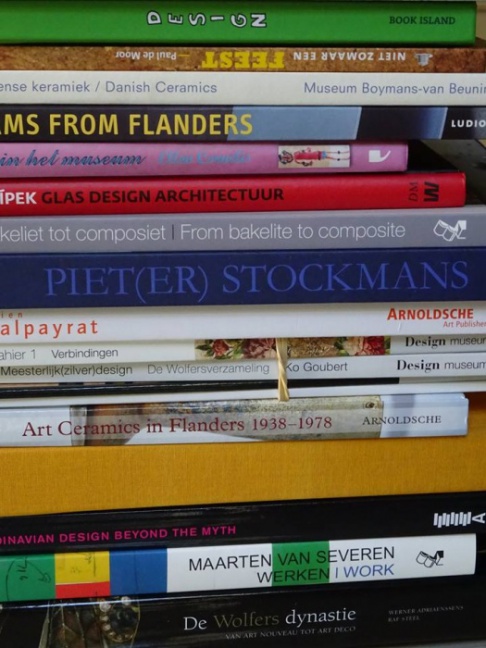 Stockverkoop  boeken in shop Design museum