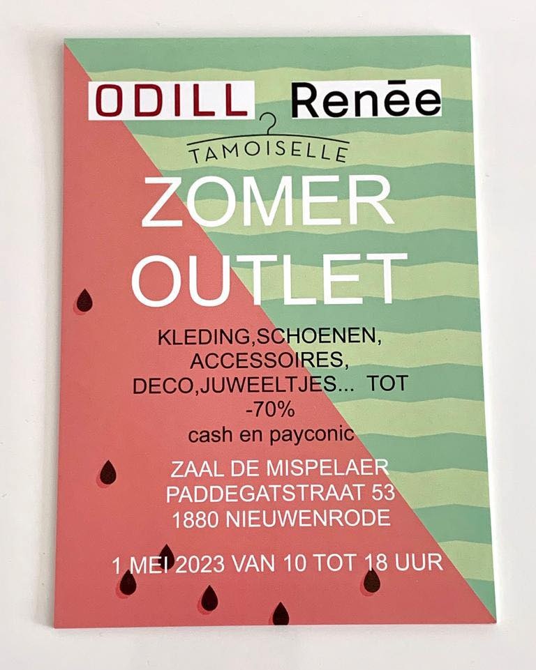 Zomer outlet Tamoiselle, Schoenen Odill en Renee shop