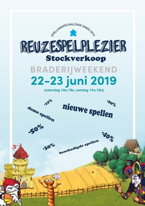 Stockverkoop ReuzeSpelPlezier