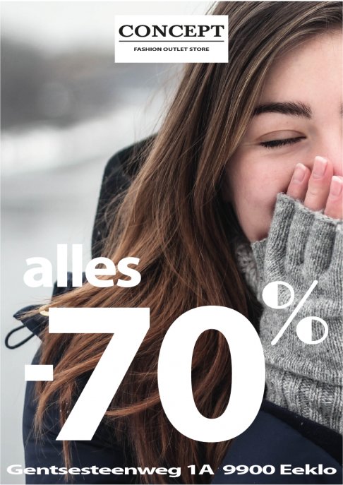 -70% Uitverkoop Concept Fashion Outlet Store Eeklo 