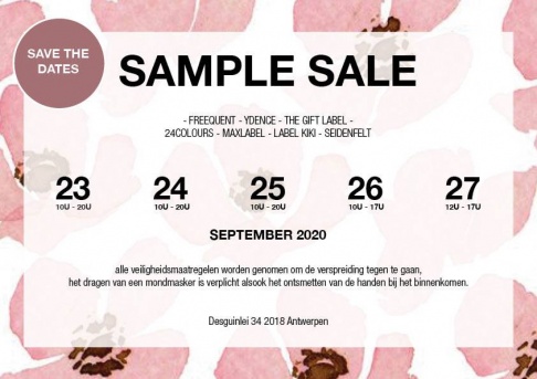 Fashionproof sample sale