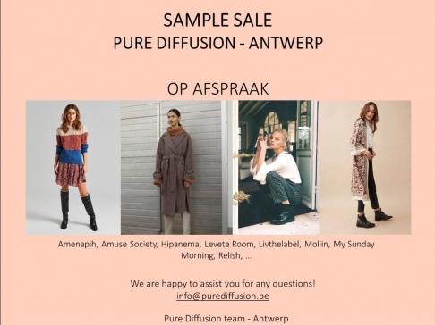 Stockverkoop en Sample Sale | LIVTHELABEL, LEVETE ROOM,... 