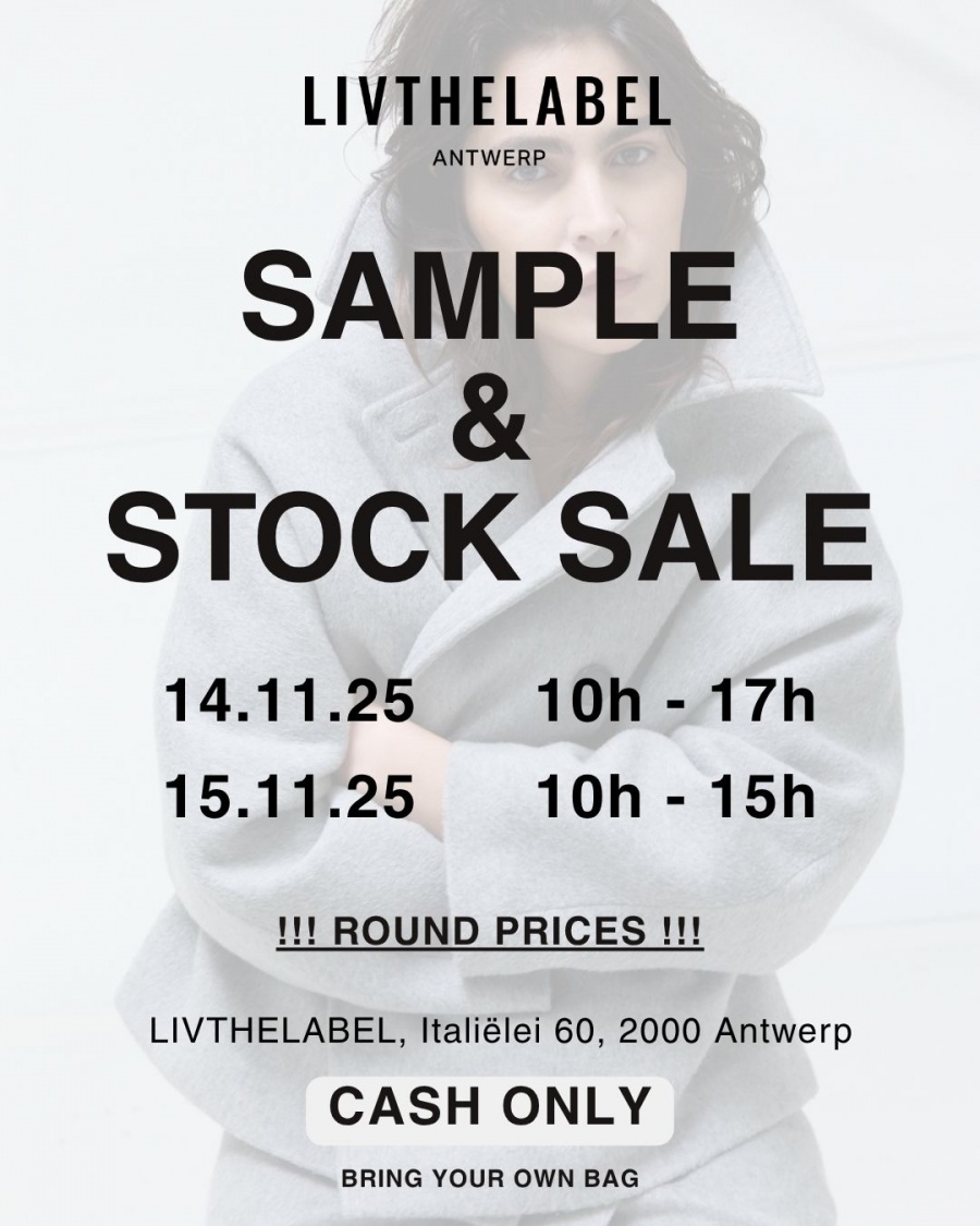 Livthelabel Antwerp sample & stock sale - 2