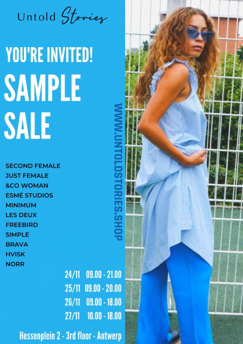 Untold Stories sample sale