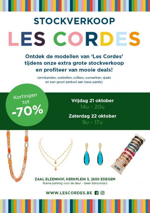 Stockverkoop LES CORDES (fantasiejuwelen)