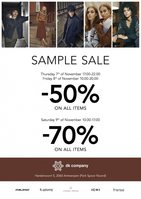 DK Company Sample Sale Autumn Winter 2019
