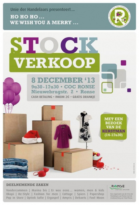 Stockverkoop te Ronse