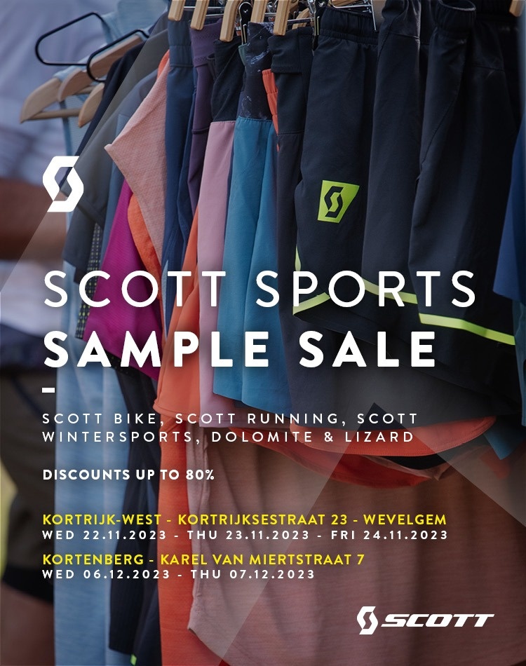 SCOTT Sample sale Kortenberg