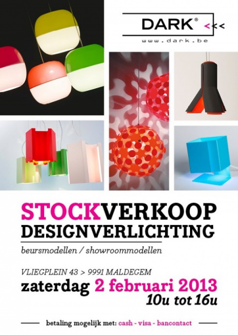 Stockverkoop designverlichting