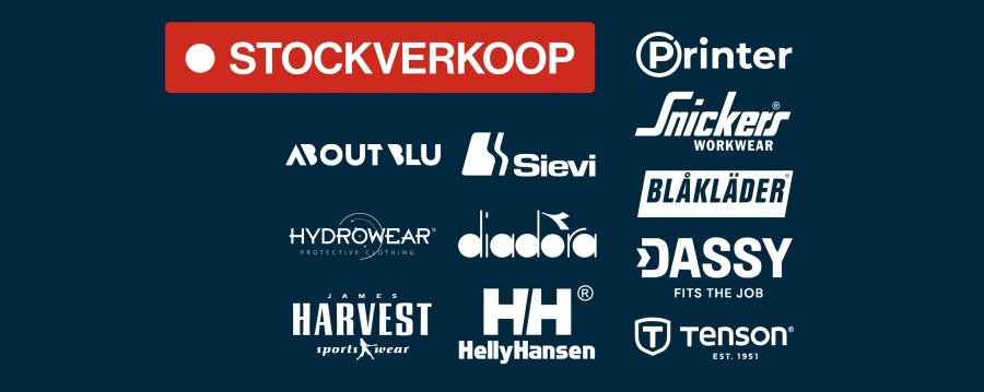 De Kinder Hardware stockverkoop werkkledij