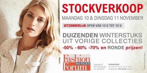 Stockverkoop Fashion forum