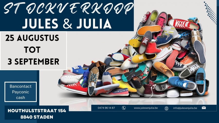 Jules & julia stockverkoop