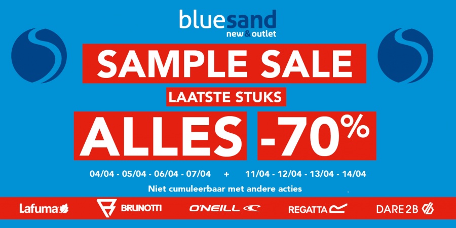 Bluesand sample sale