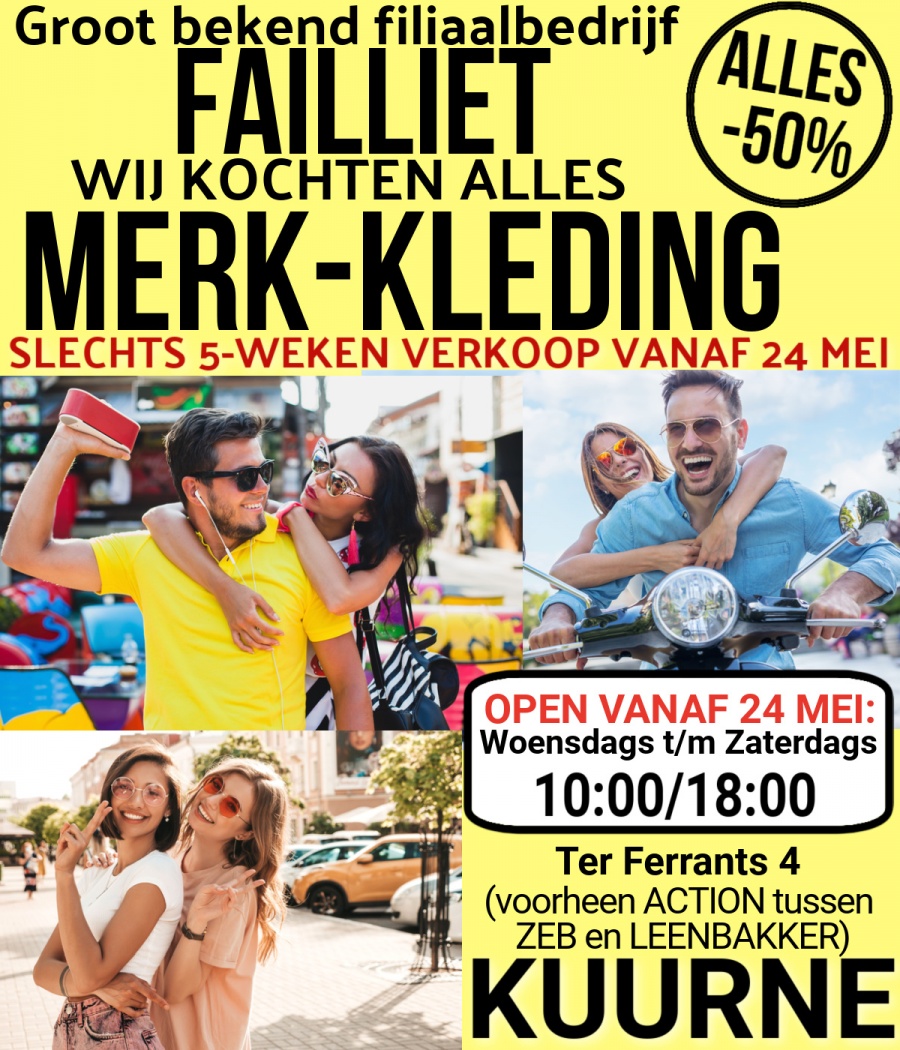 Failliet Verkoop Merk-Kleding KUURNE - 2