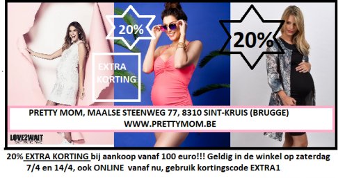 Pretty Mom Outlet Zwangerschapskleding OOK ONLINE