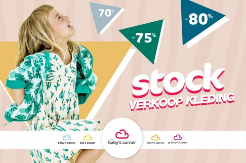 Stockverkoop kleding tot -80%!