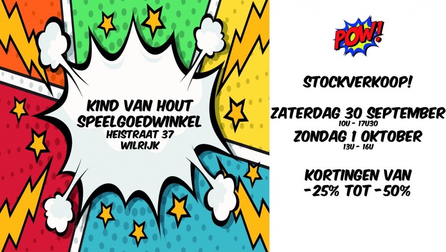 Kind van Hout stockverkoop