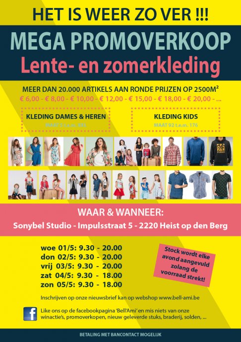 Mega promoverkoop Bell’Ami