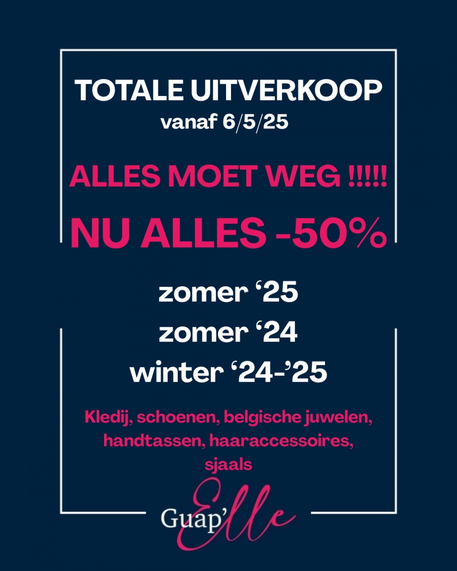 Totale uitverkoop Guapelle