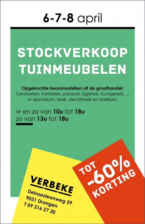 Verbeke Outdoor - Stockverkoop tuinmeubelen