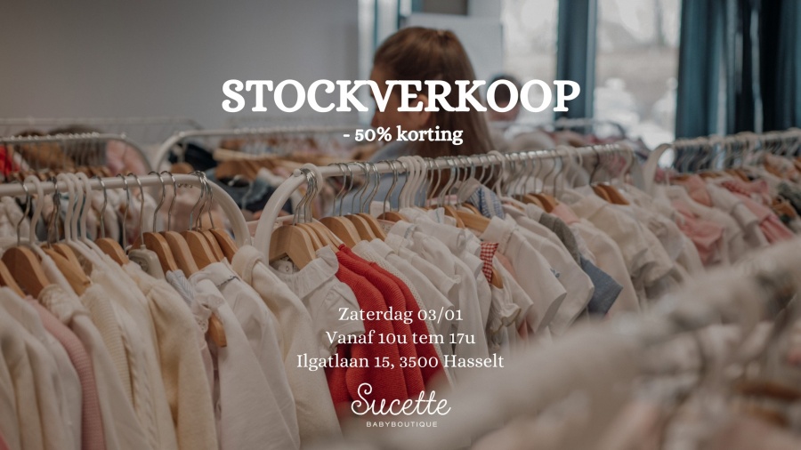 Sucette Babyboutique stockverkoop