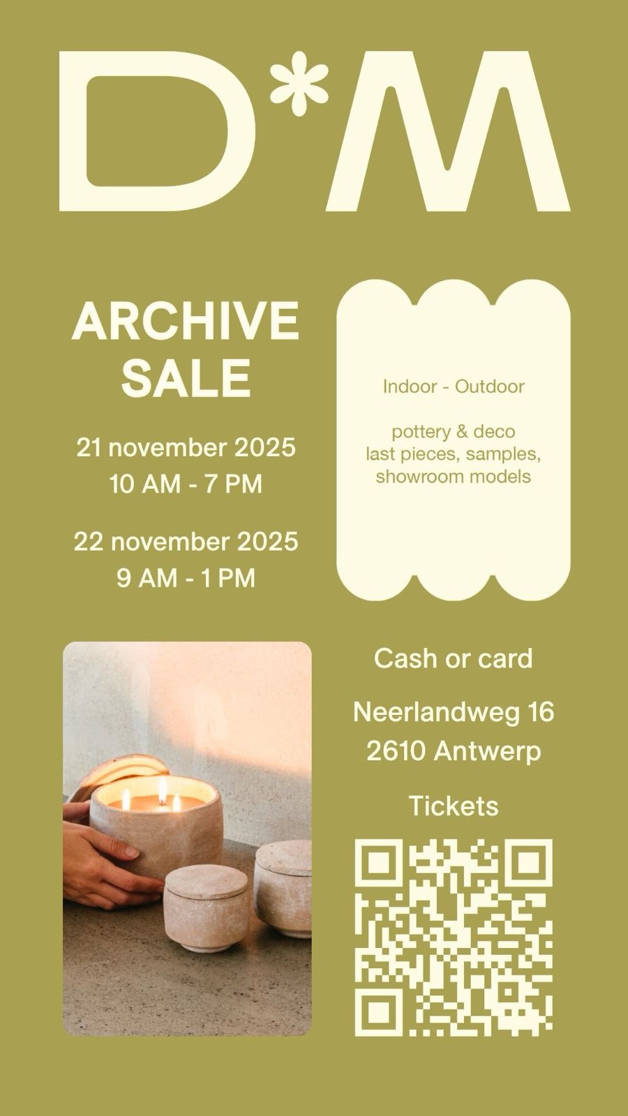 D*M ARCHIVE SALE