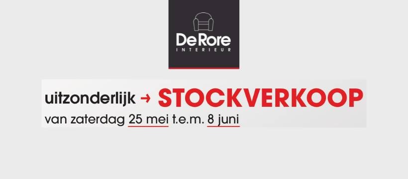 De Rore Interieur stockverkoop