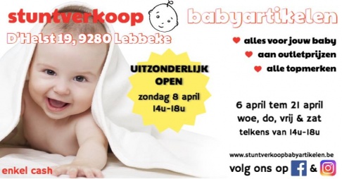 Outlet babyartikelen Lebbeke