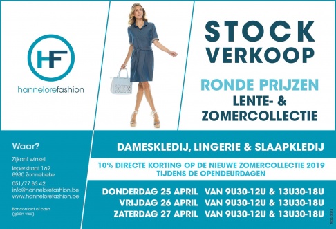 Stockverkoop Hannelore Fashion