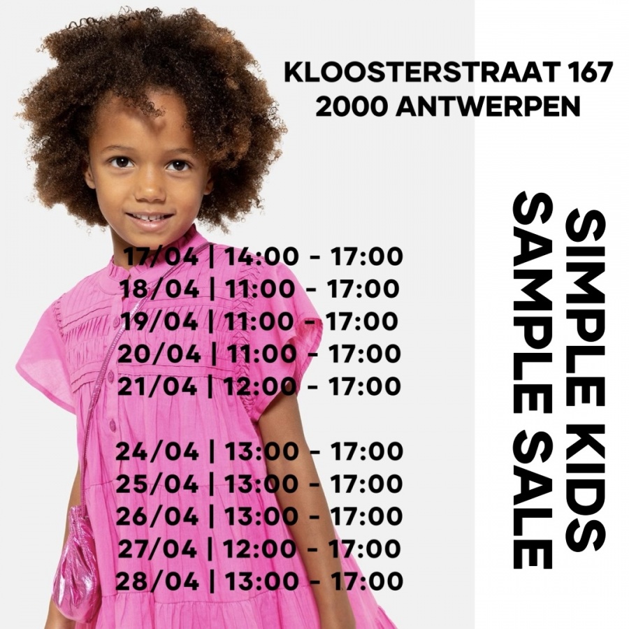 Simple Kids sample sale