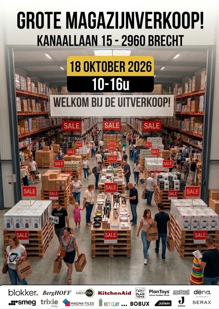 Stocksales.be magazijnverkoop