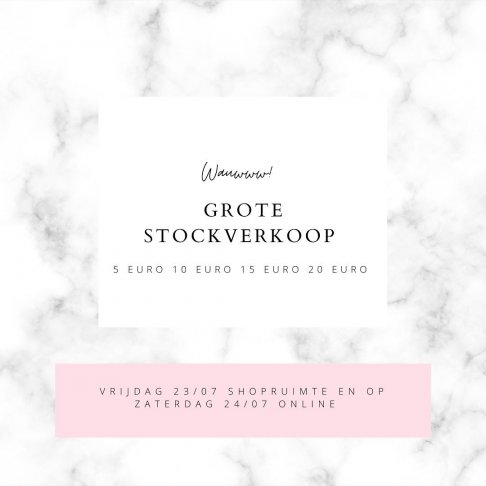 Stockverkoop Waauwww (juwelen)