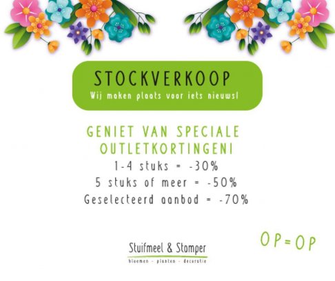 Stockverkoop Stuifmeel & Stamper