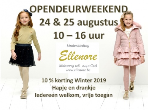 Stockverkoop en opendeurweekend Ellenore