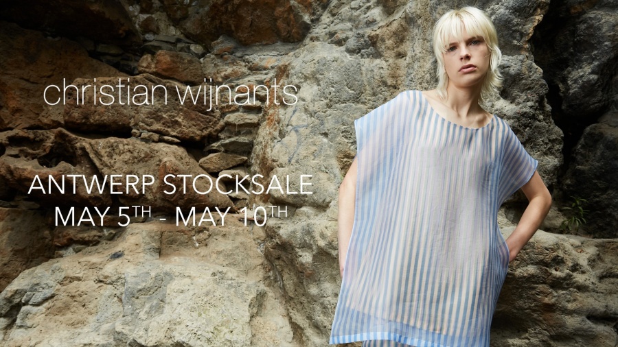 Cristian Wijnants stoffen en wol stockverkoop