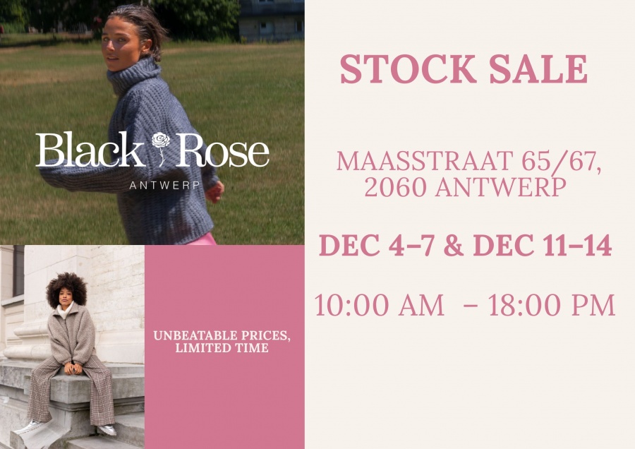 Blackrose stockverkoop 4-7 en 11-14 december 2025